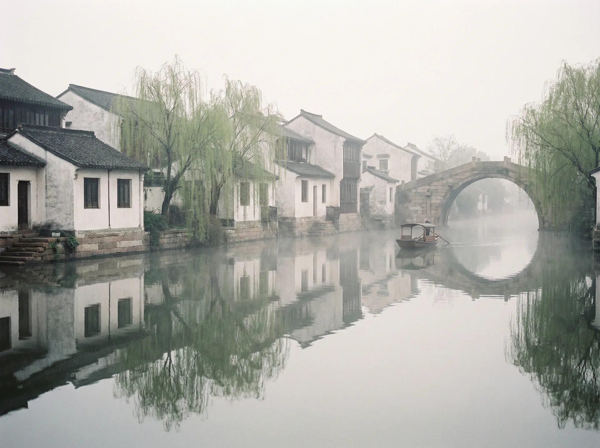 精品大师 - 江南水乡烟雨朦胧